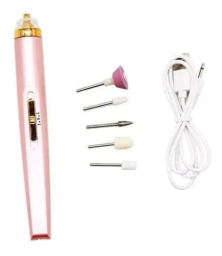 Kit Pulidor De Uñas Recargable Drill