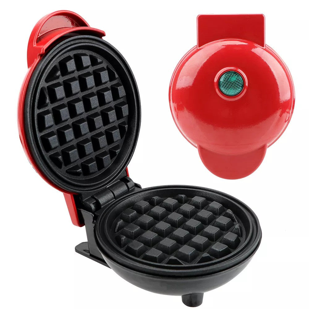 Mini Wafflera Pequeña Electrica Antiadhe