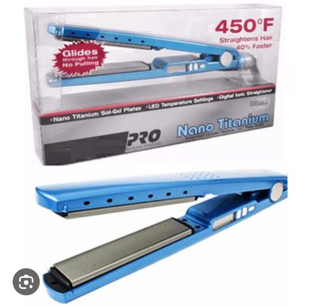 Plancha Nano Titanium Delgada
