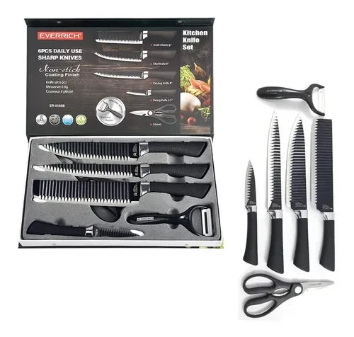 Set De Cuchillos X6