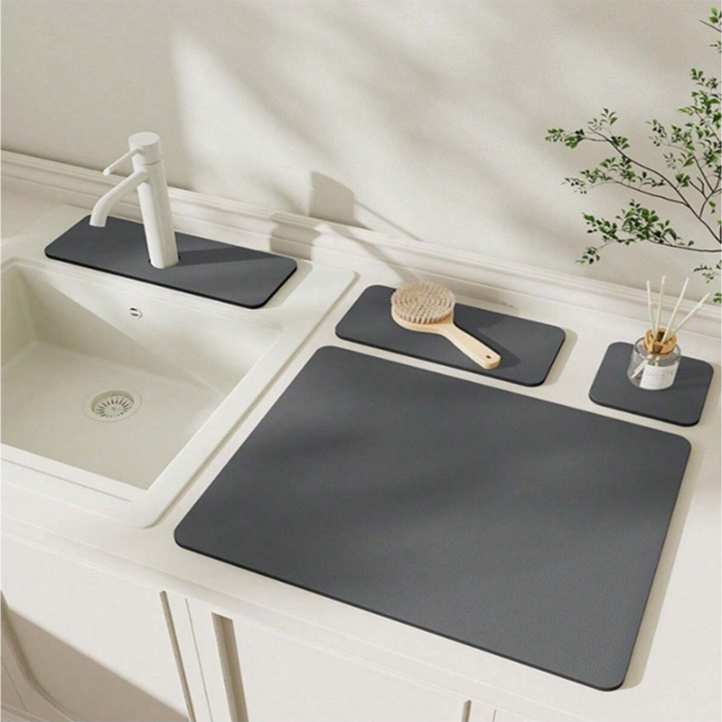 Set X4 Alfombrillas Absorbentes Cocina