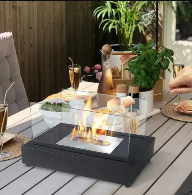 Mini Chimenea de Mesa Decorativa