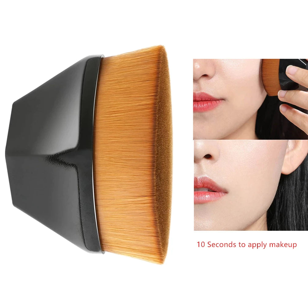 BROCHA MAQUILLAJE PLANA BASE SUAVE
