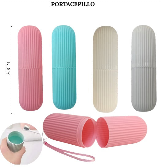 Porta Cepillos Capsula Viajero Estuch