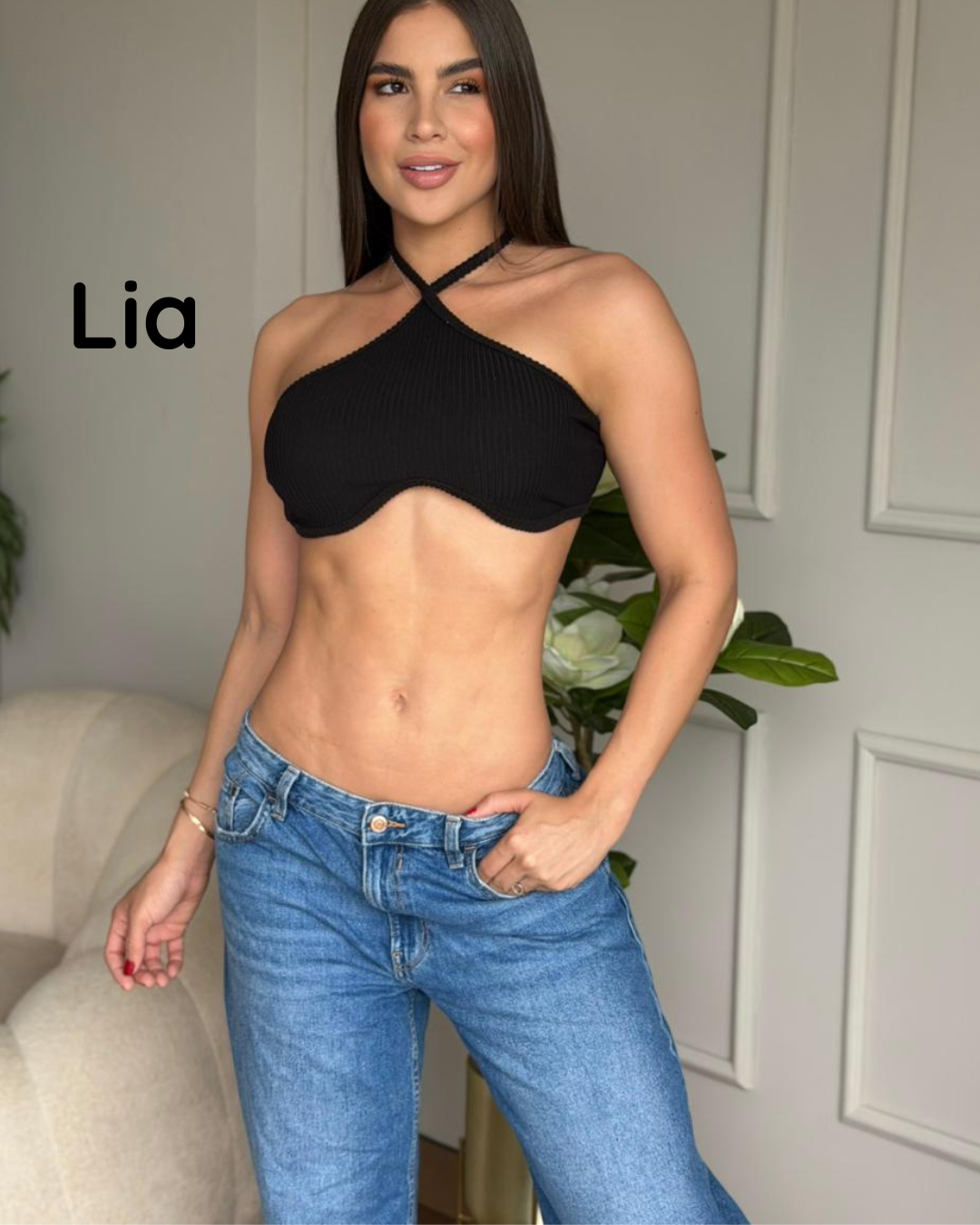 Blusa Dama En Rib: Lia