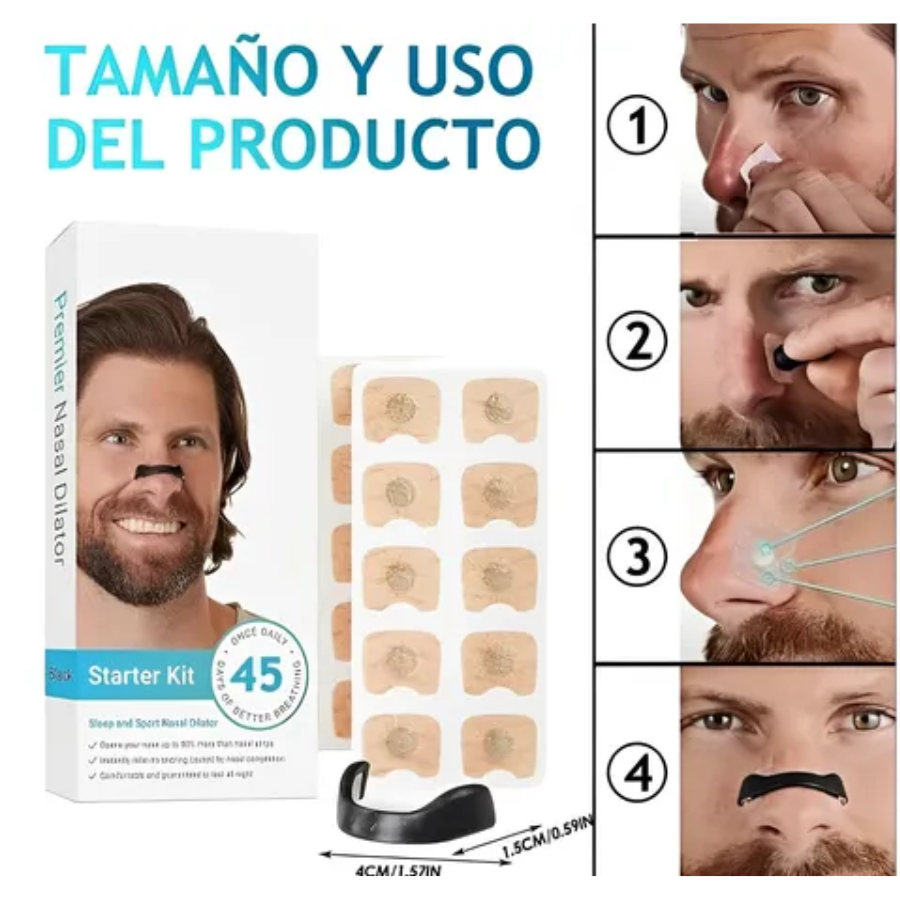 Kit Dilatadores Nasales Magnéticos Antir