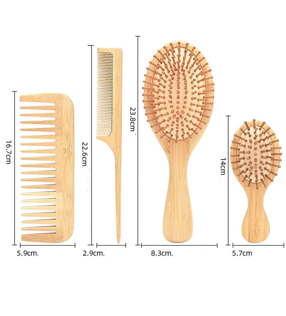 Kit ecológico de cepillos de bambú