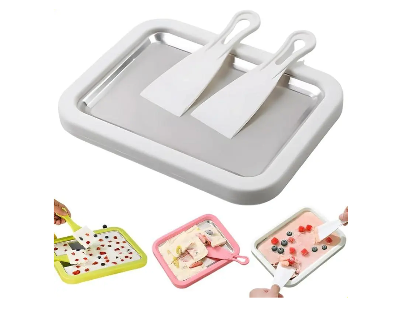 tabla bandeja para hacer helados postres