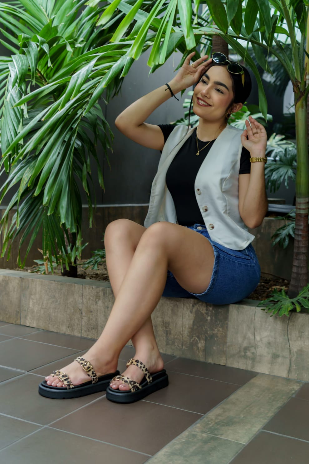 Sandalias Para Dama Animal Print